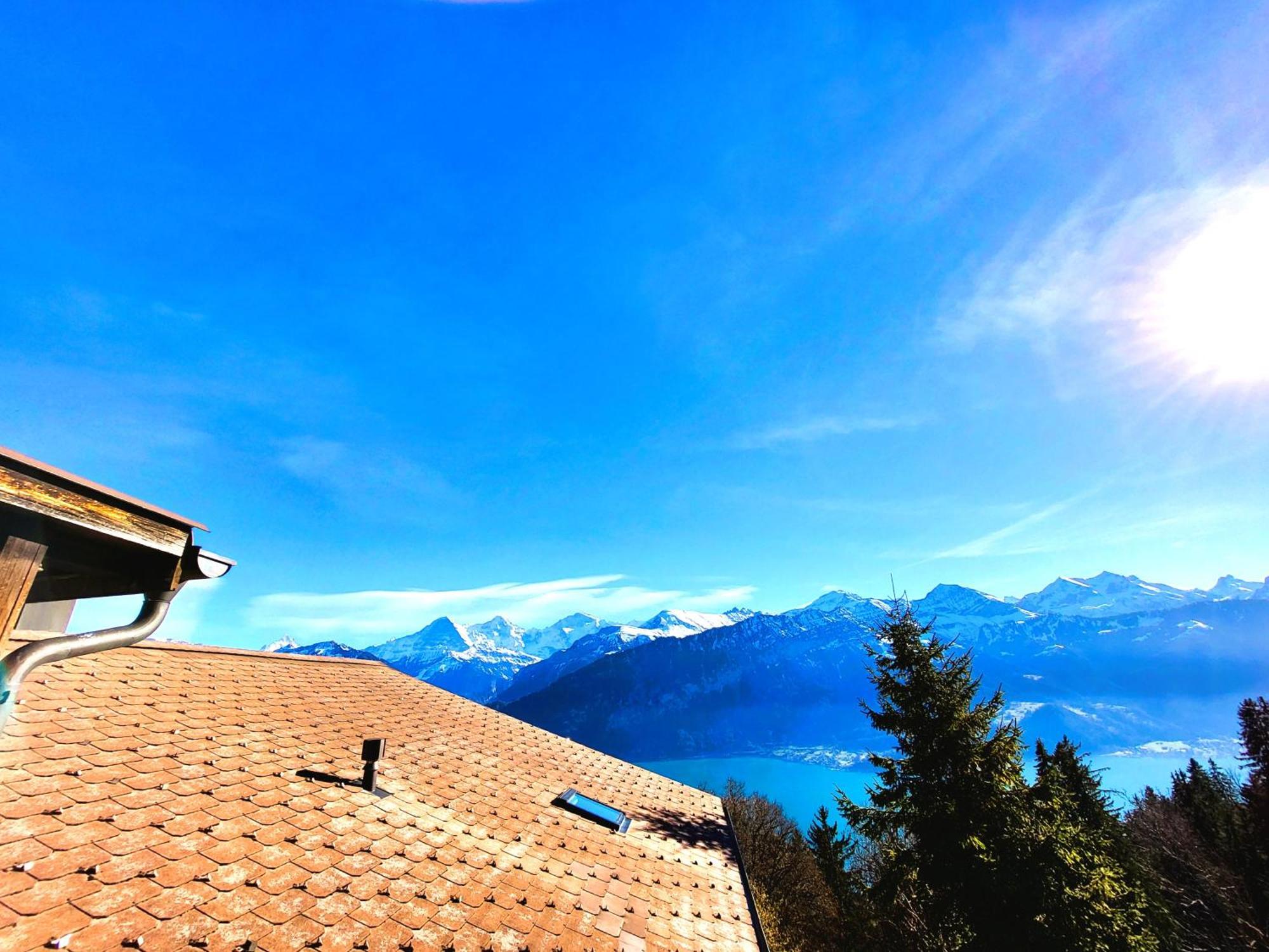 Chalet Lilo 4 Zimmer Big View Беатенберг Экстерьер фото